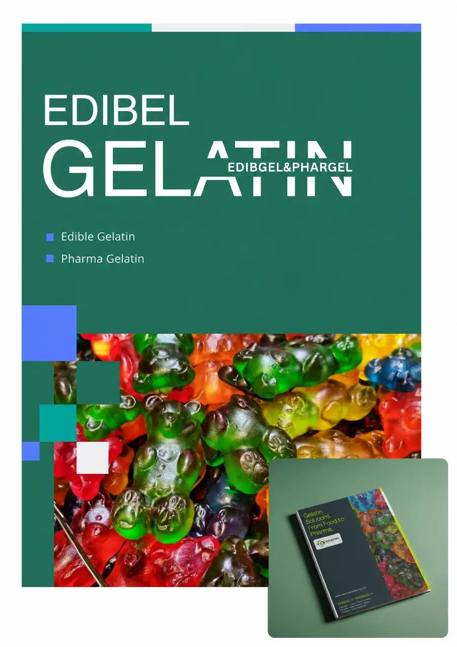 Edible Gelatin brochure cover