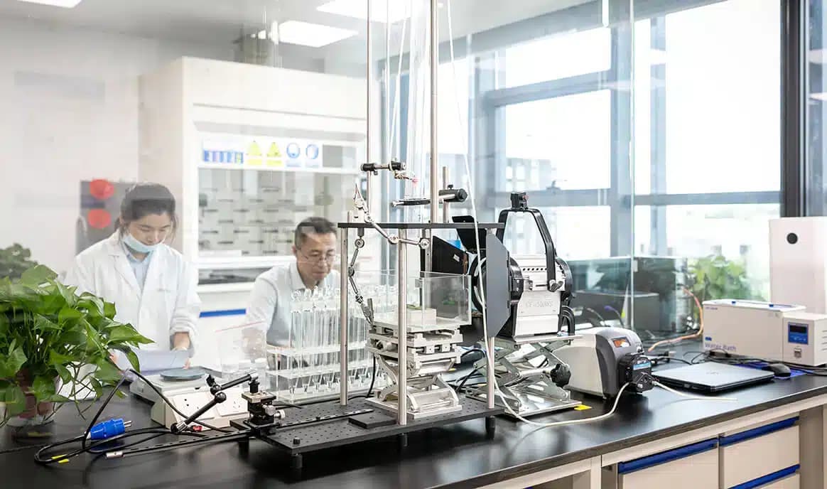 WHUCHEM laboratory and manufacturing team