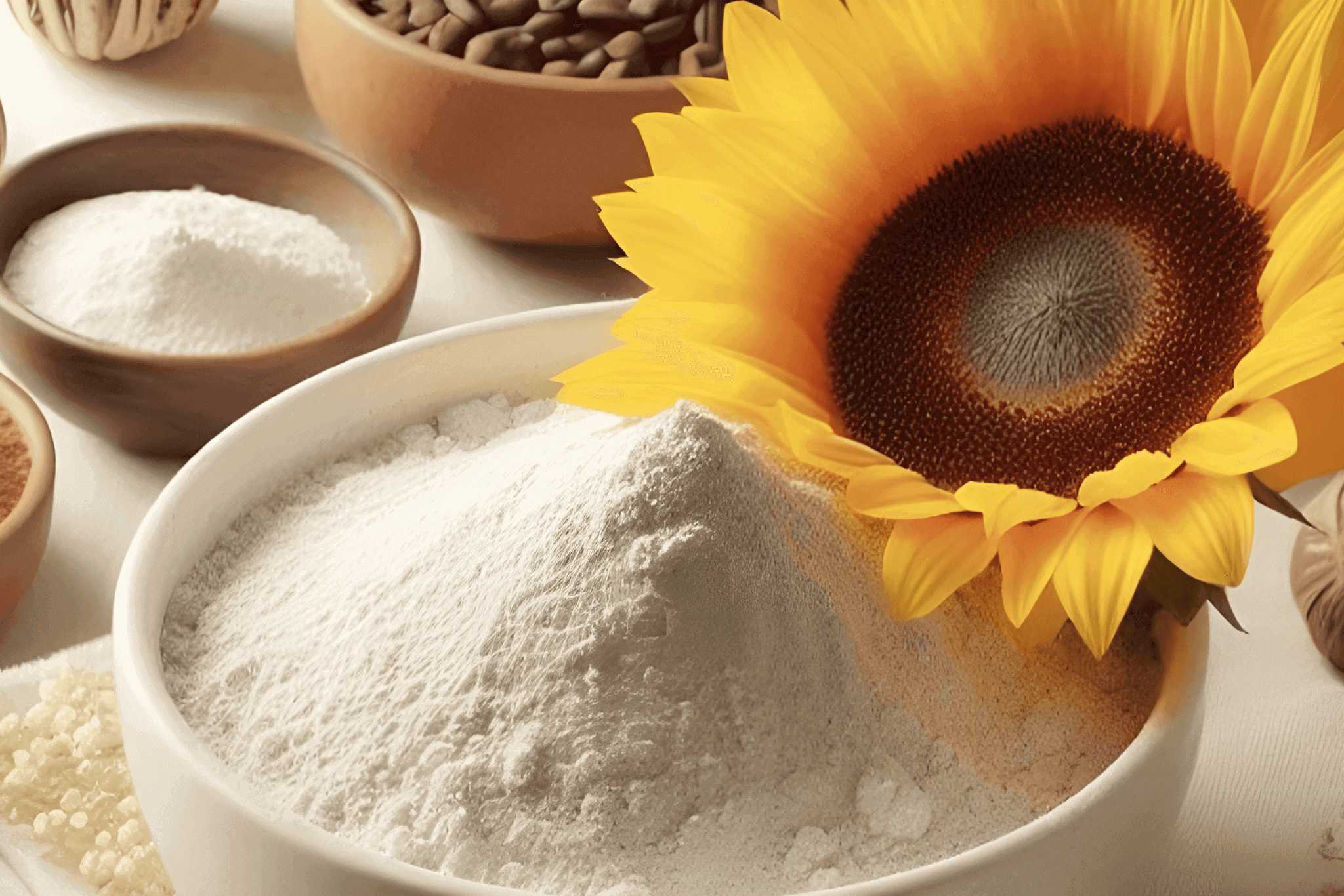Phosphatidylserine powder with sunflower seeds